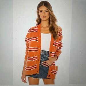 For Love and Lemons Charlie Striped Cardigan.
